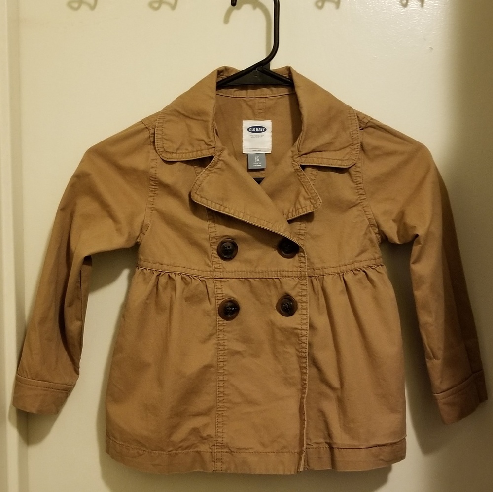 Old Navy Girls Peacoat 5T
